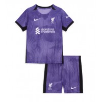 Echipament fotbal Liverpool Tricou Treilea 2023-24 pentru copii maneca scurta (+ Pantaloni scurti)
